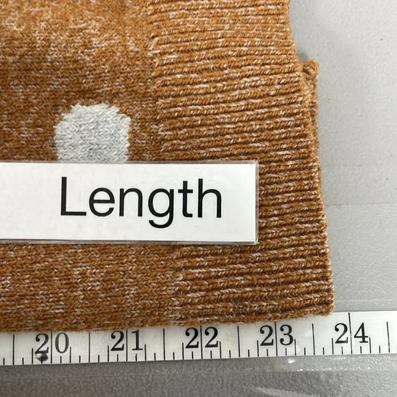 Lucky Brand Sweater Pullover Polka Dot Balloon Sleeves Brown White Size Small S - Picture 12 of 13